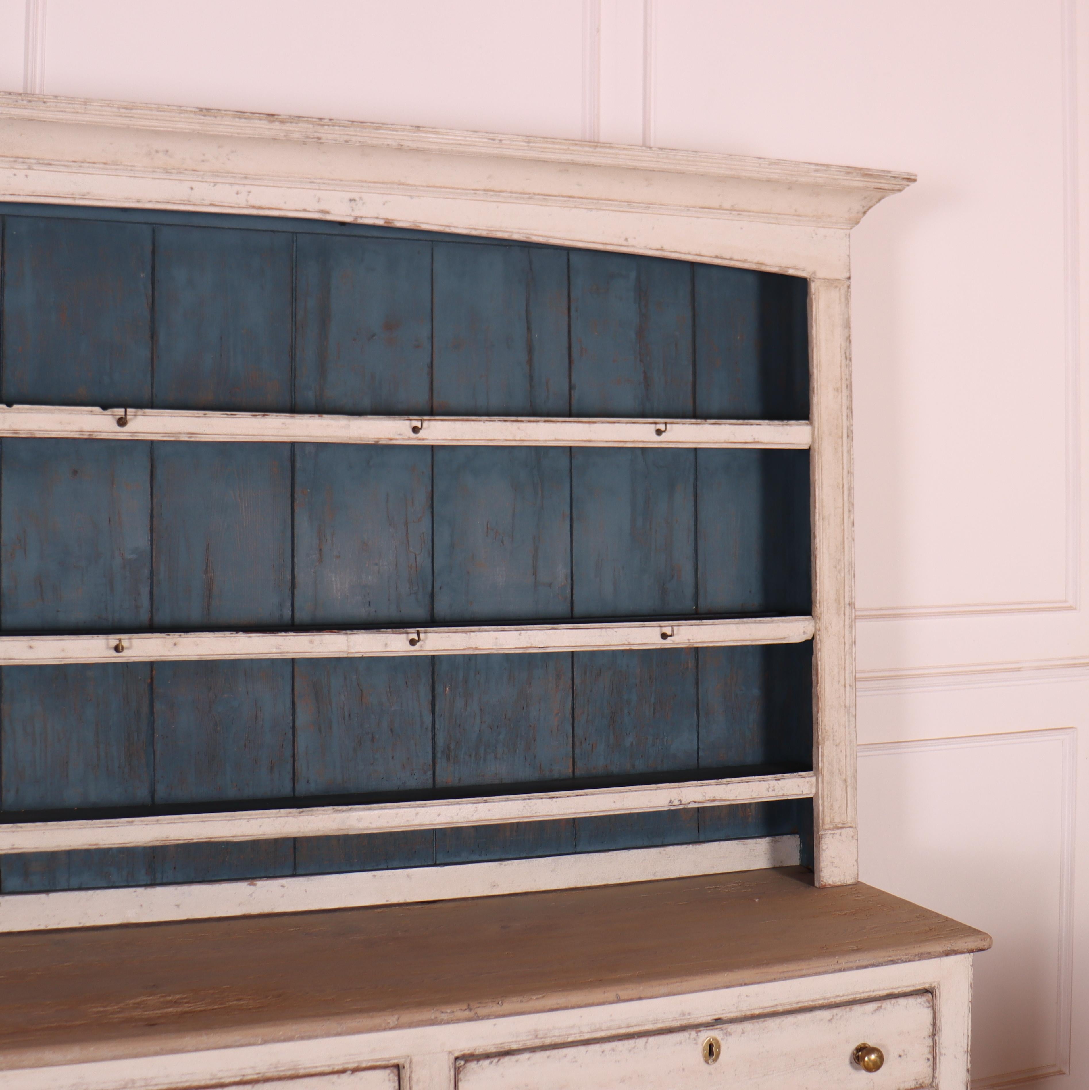 Painted 18th Century West Country Kitchen Dresser