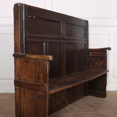 18th Century West Country Tavern Settle
