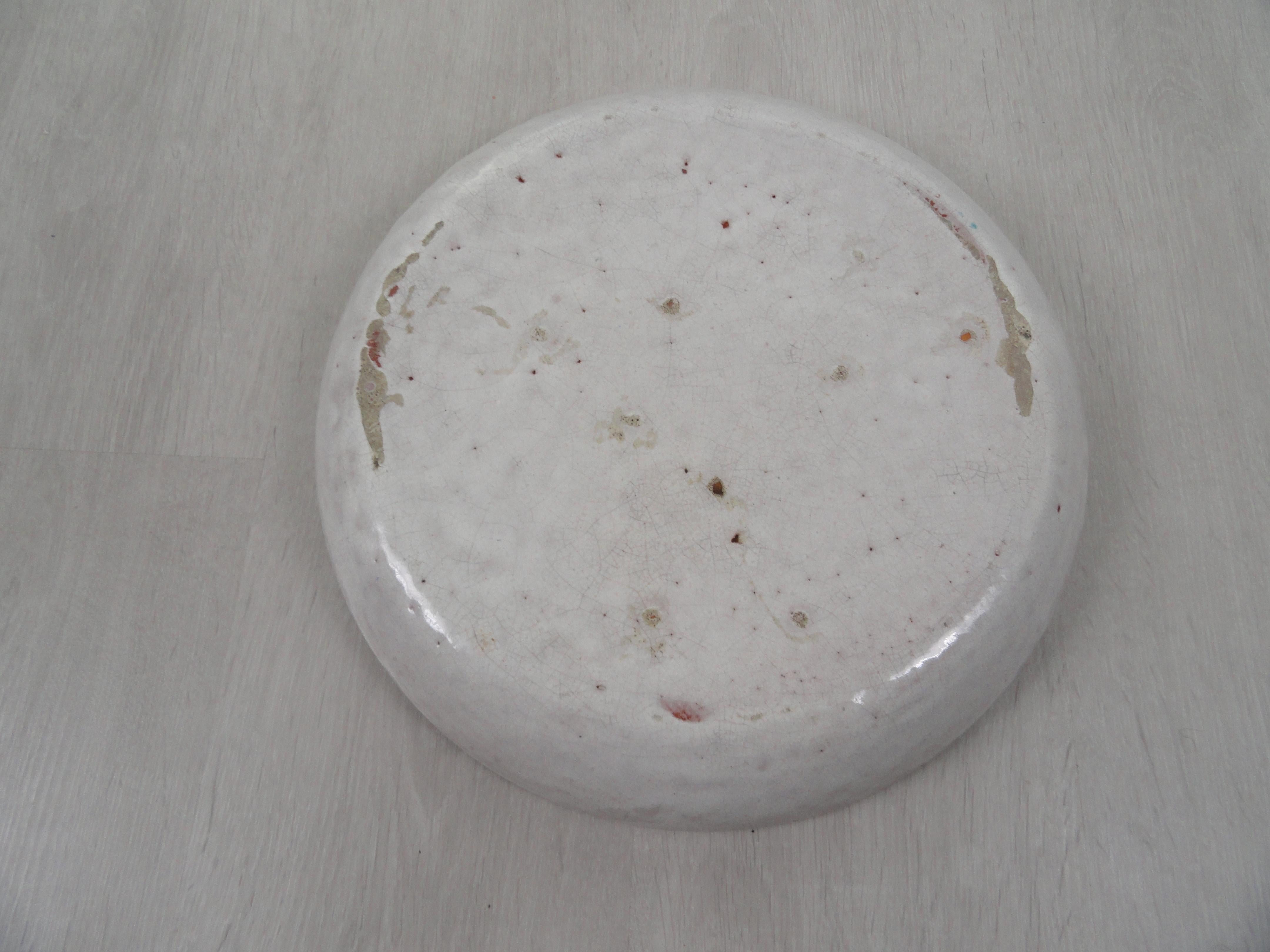 Earthenware 18th Century White Oriental Charger For Sale