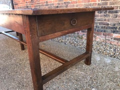 18th Century Wide Oak Refectory Table