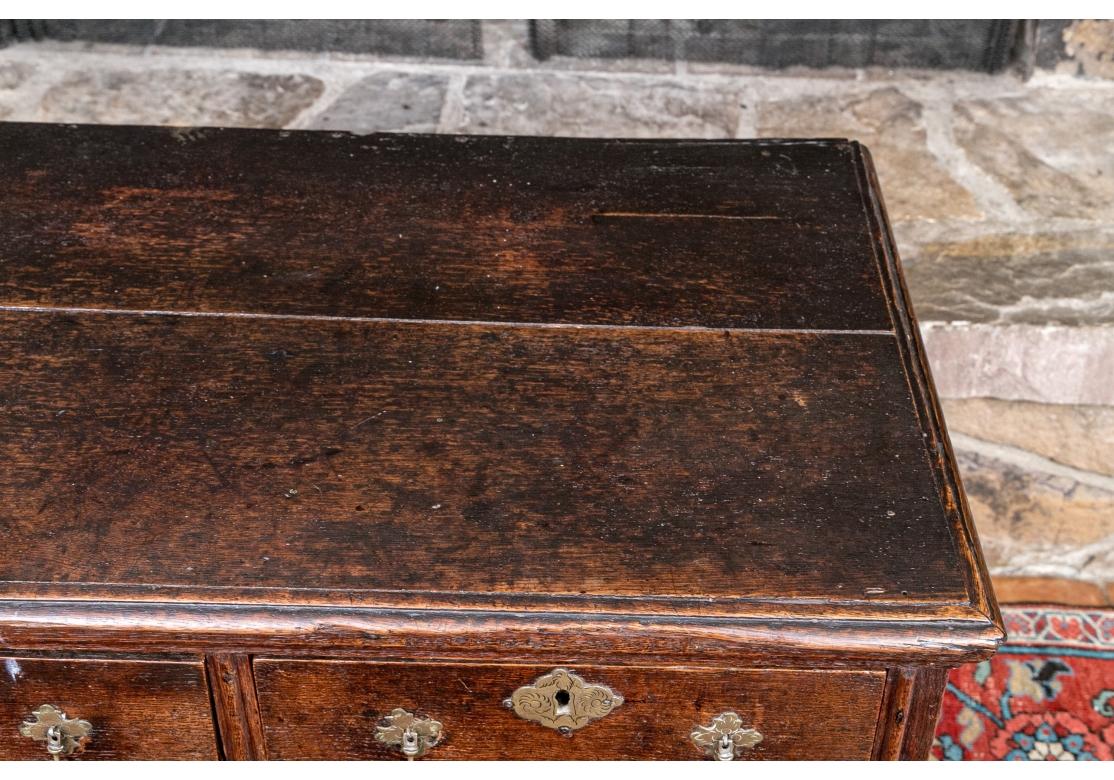 18th Century William And Mary Style Two-Over-Two Oak Hall Chest 4