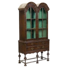18th Century William and Mary Walnut Cabinet Vitrine