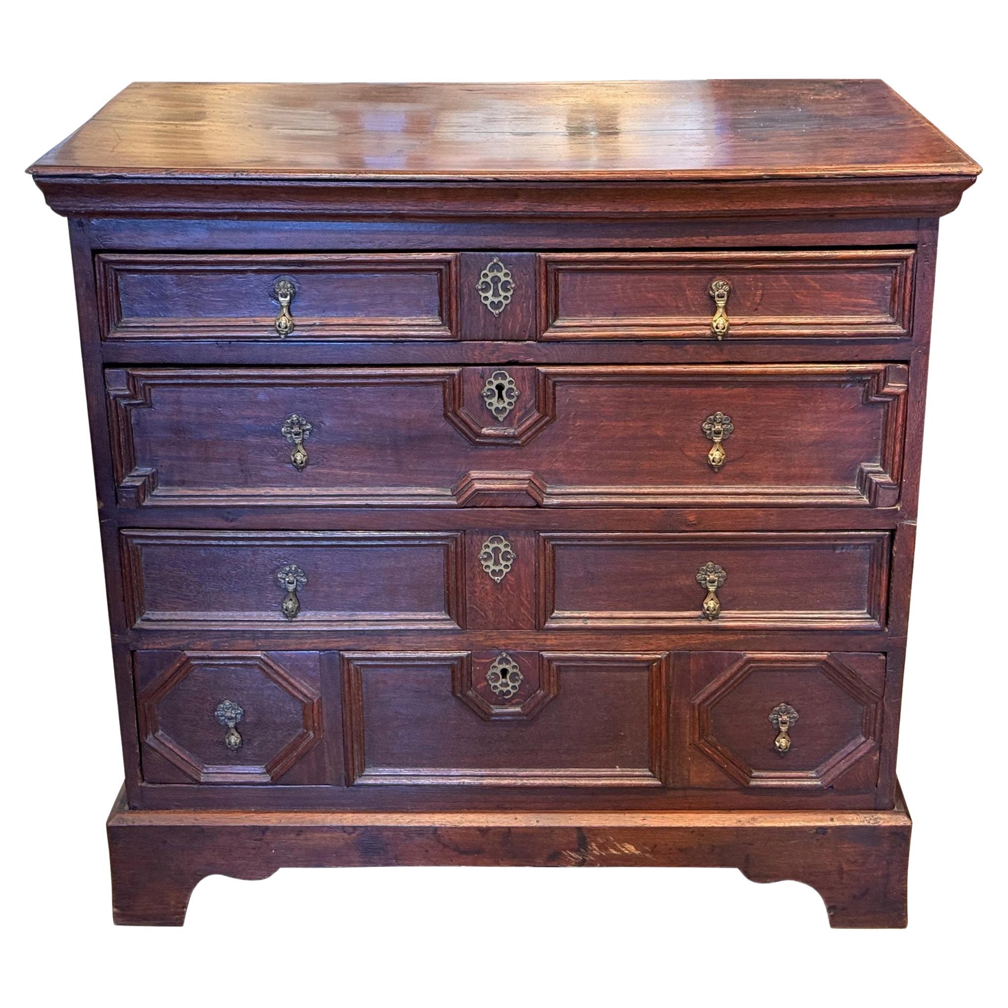 18th Century William & Mary Oak Chest