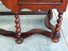 Antique 18th Century William & Mary Barley Twist Buffet Server Sideboard