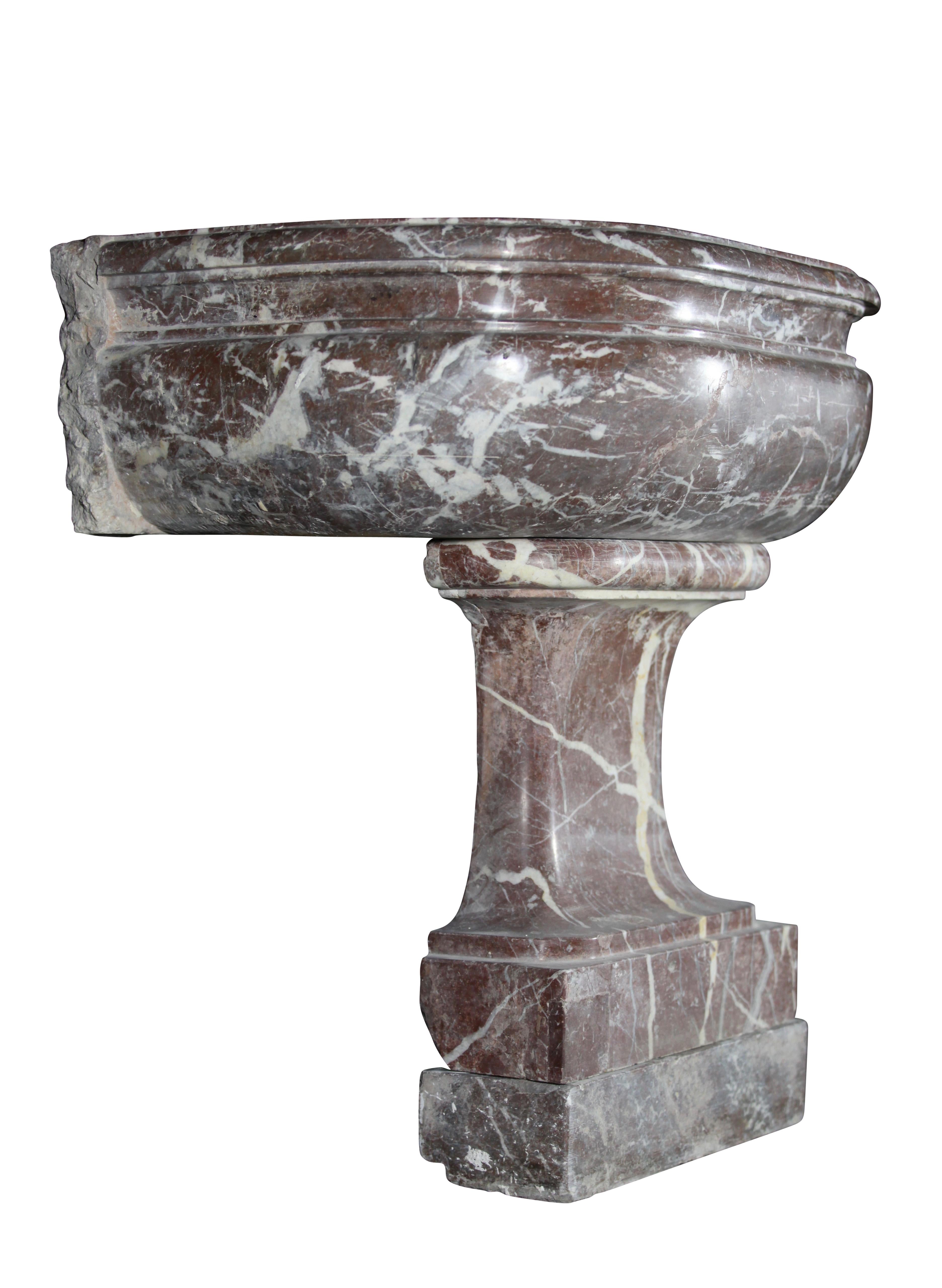 French 18th Century Wine and Champagne Cooler in Marble For Sale