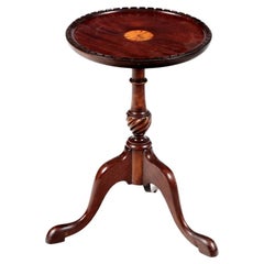 18th Century Wine Table with Sheraton-Style Satinwood Inlay