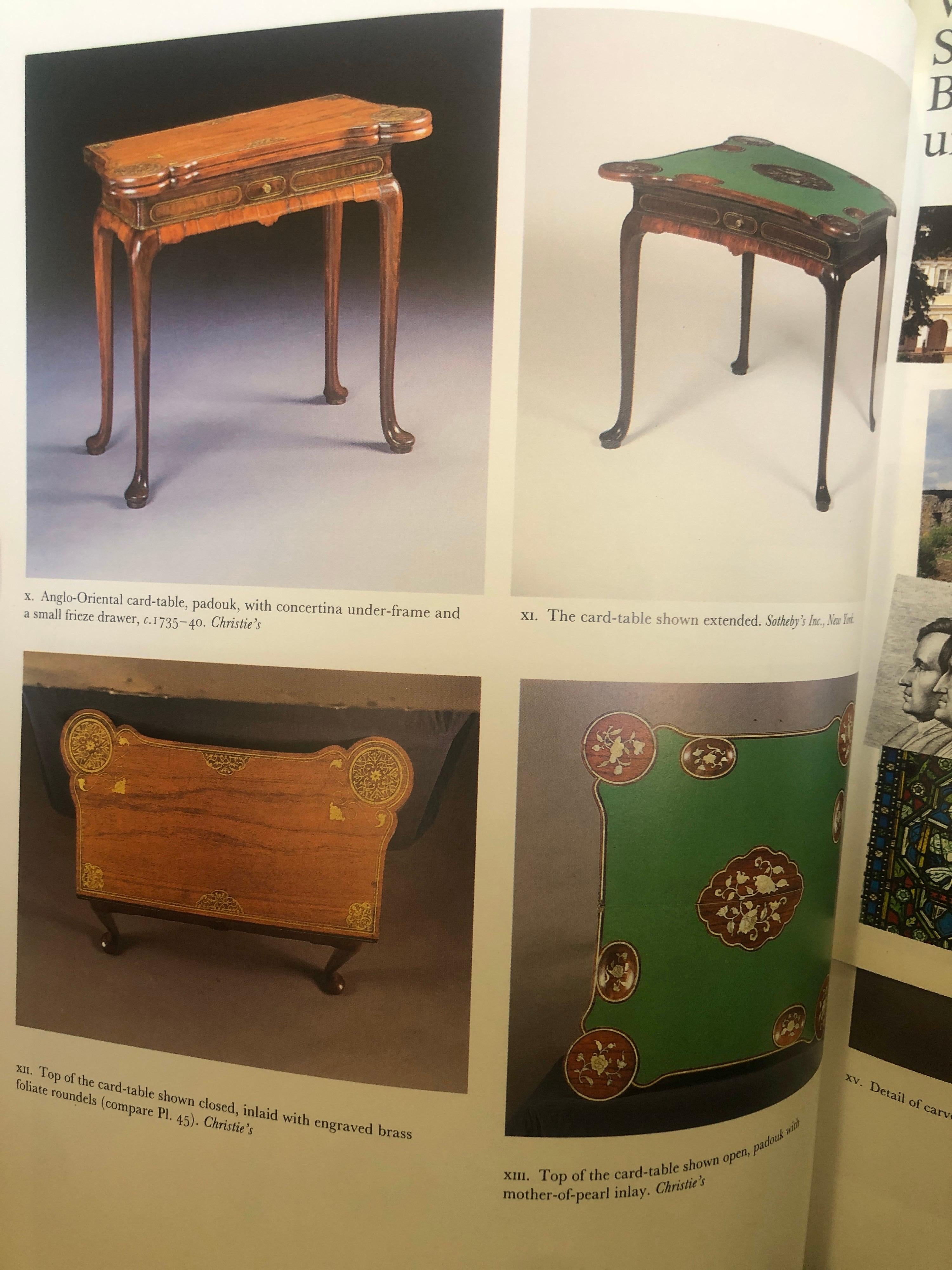 18th Century Wood Brass George II Padouk Games Table John Channon Attributed 1