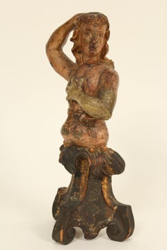 Sculpture en bois du XVIIIe siècle