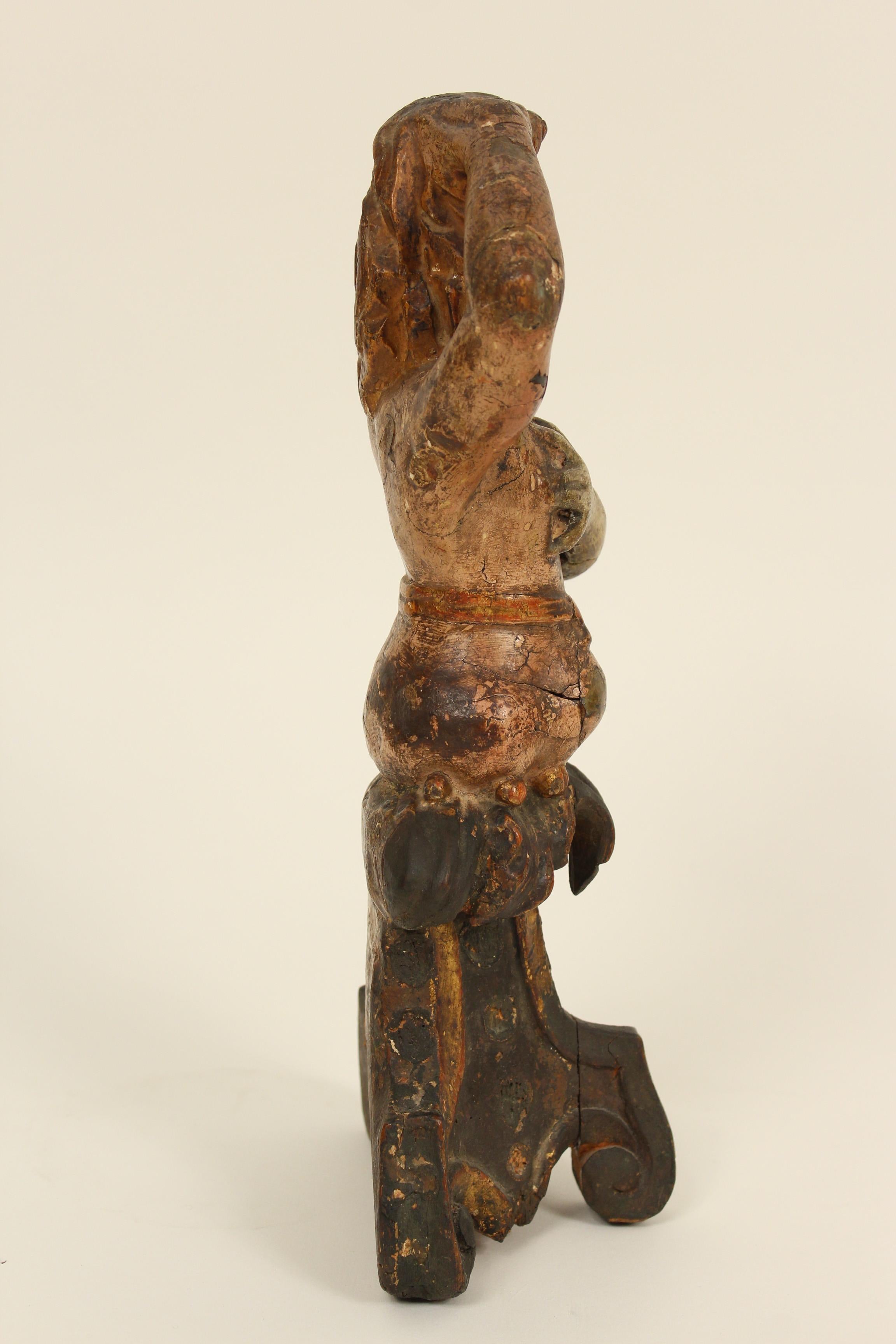Europeo Scultura in Wood del 18° secolo in vendita
