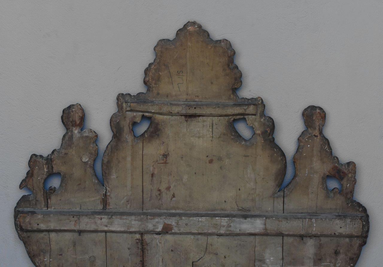 18th Century Wood Headboard Carved and Gilded 4
