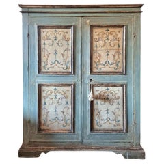18th Century Wooden and Painted Cabinet