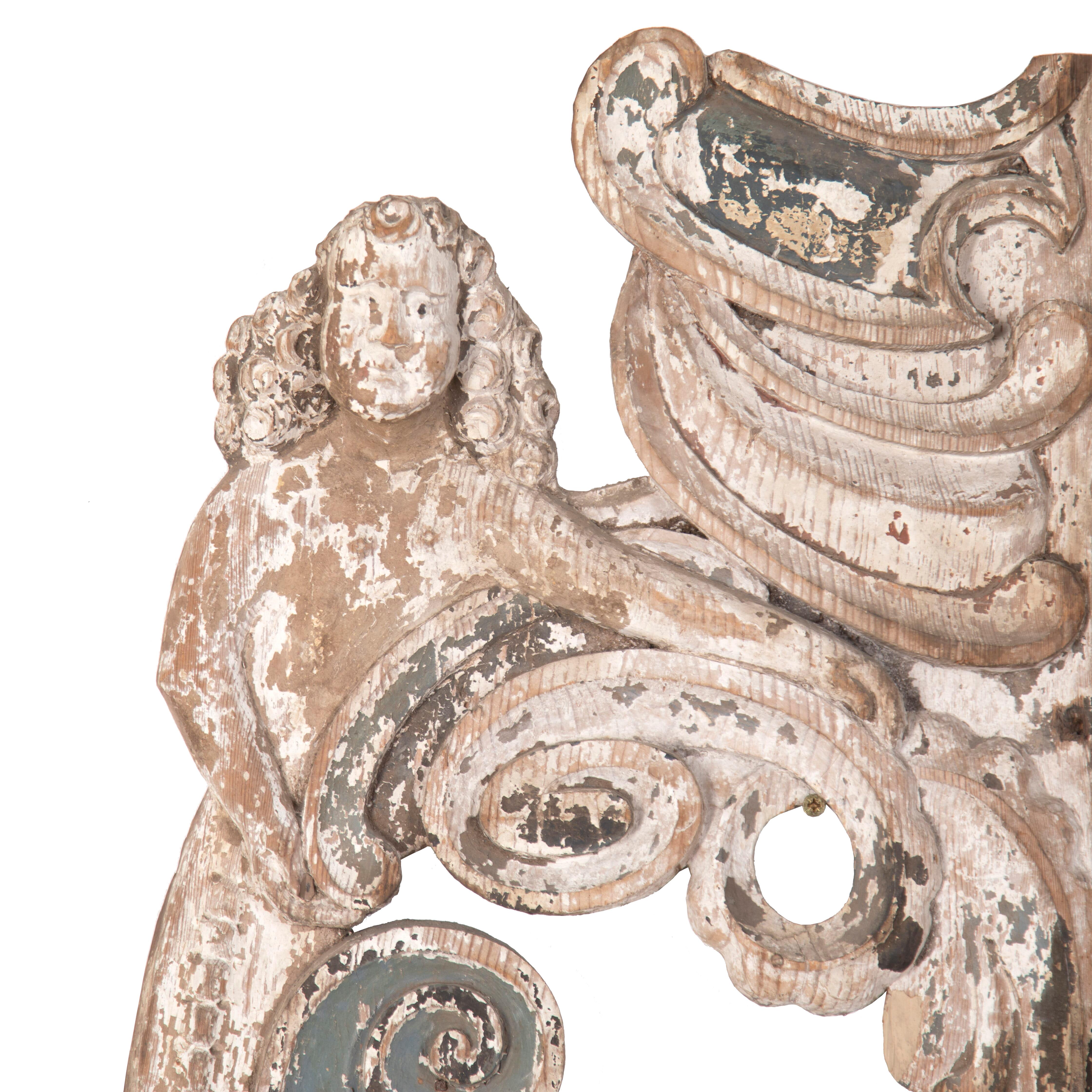 Intagliato Sculture in legno del XVIII secolo in vendita