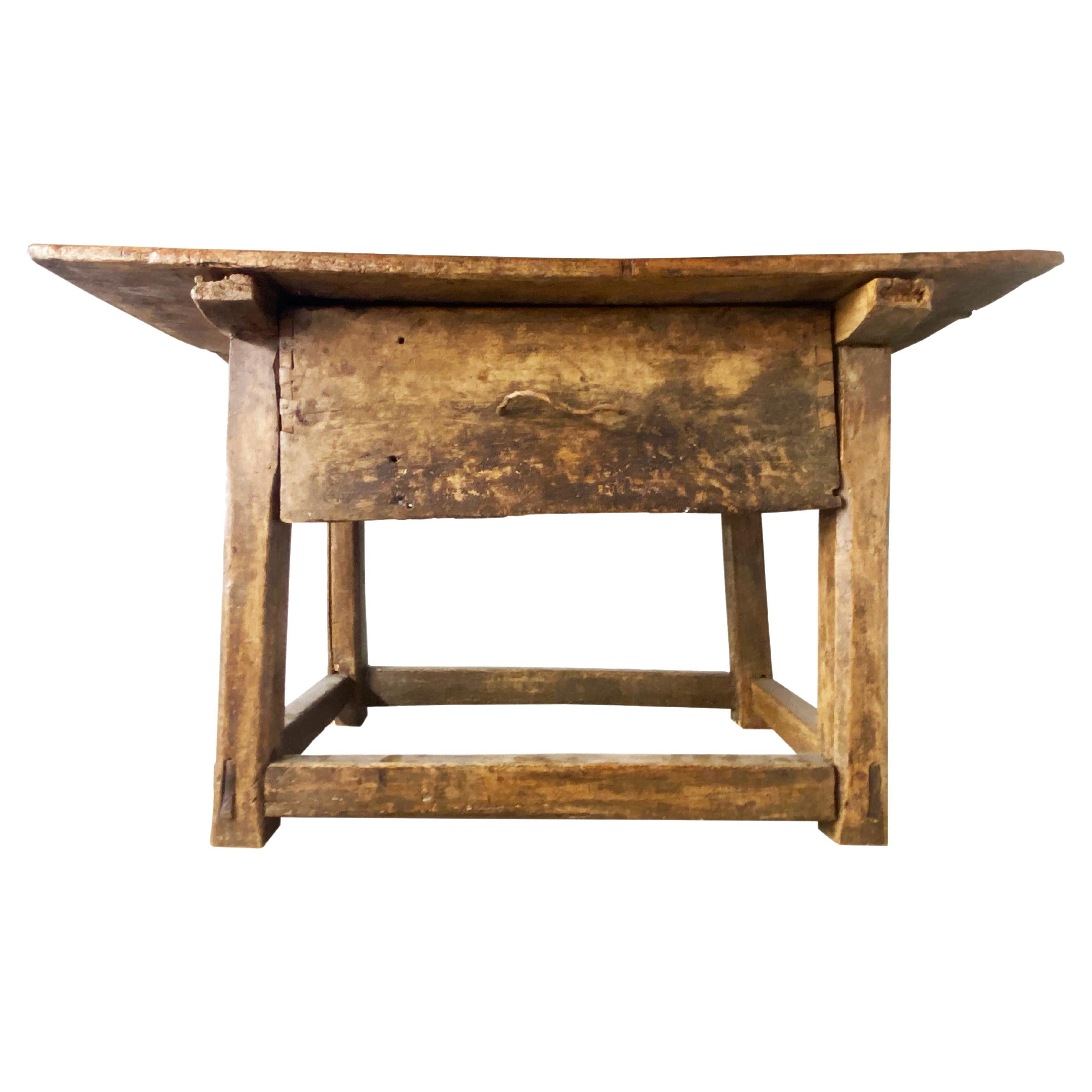 18th Century Wooden Colombian Kitchen Cooking Table