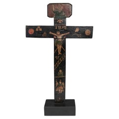 18th Century Wooden Cross, Guanajuato, Mexico