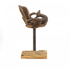 18th Century Wooden Phoenix Bird
