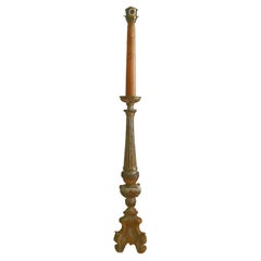 Antique 18th Century Wooden Torch