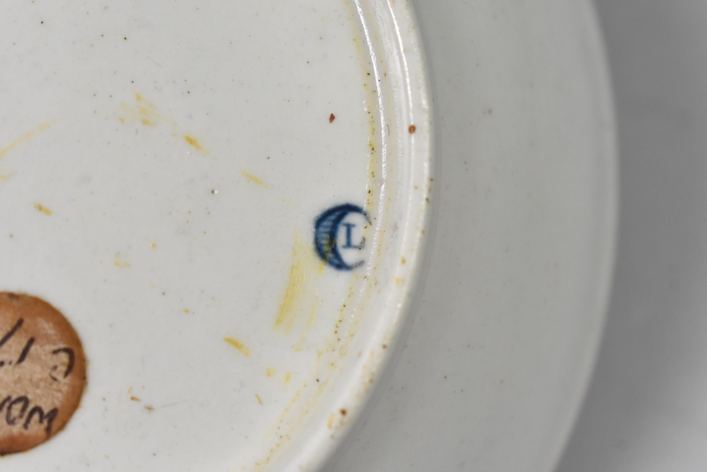Porcelaine Saucière à thé de Worcester du 18e siècle en vente
