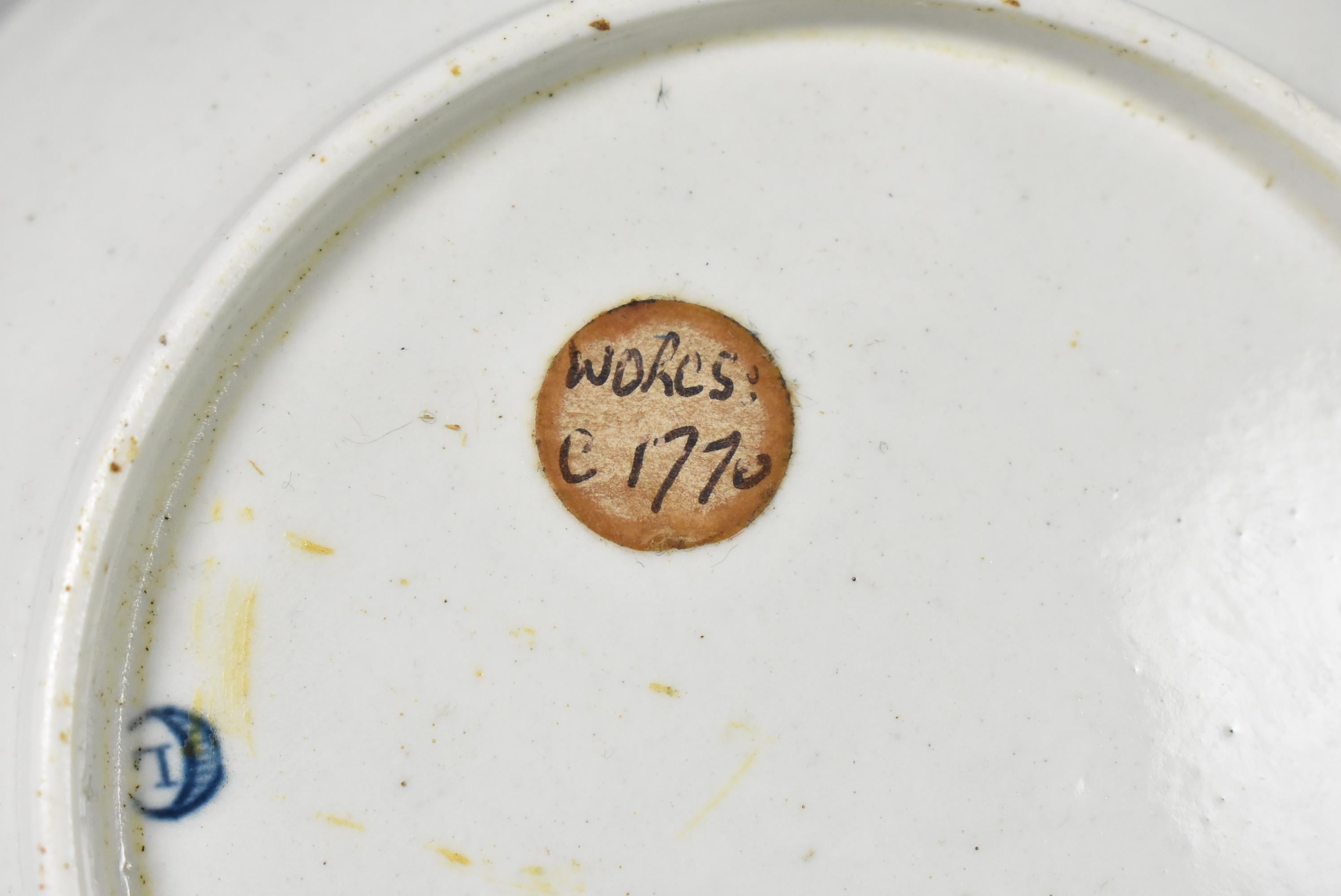 Saucière à thé de Worcester du 18e siècle en vente 1