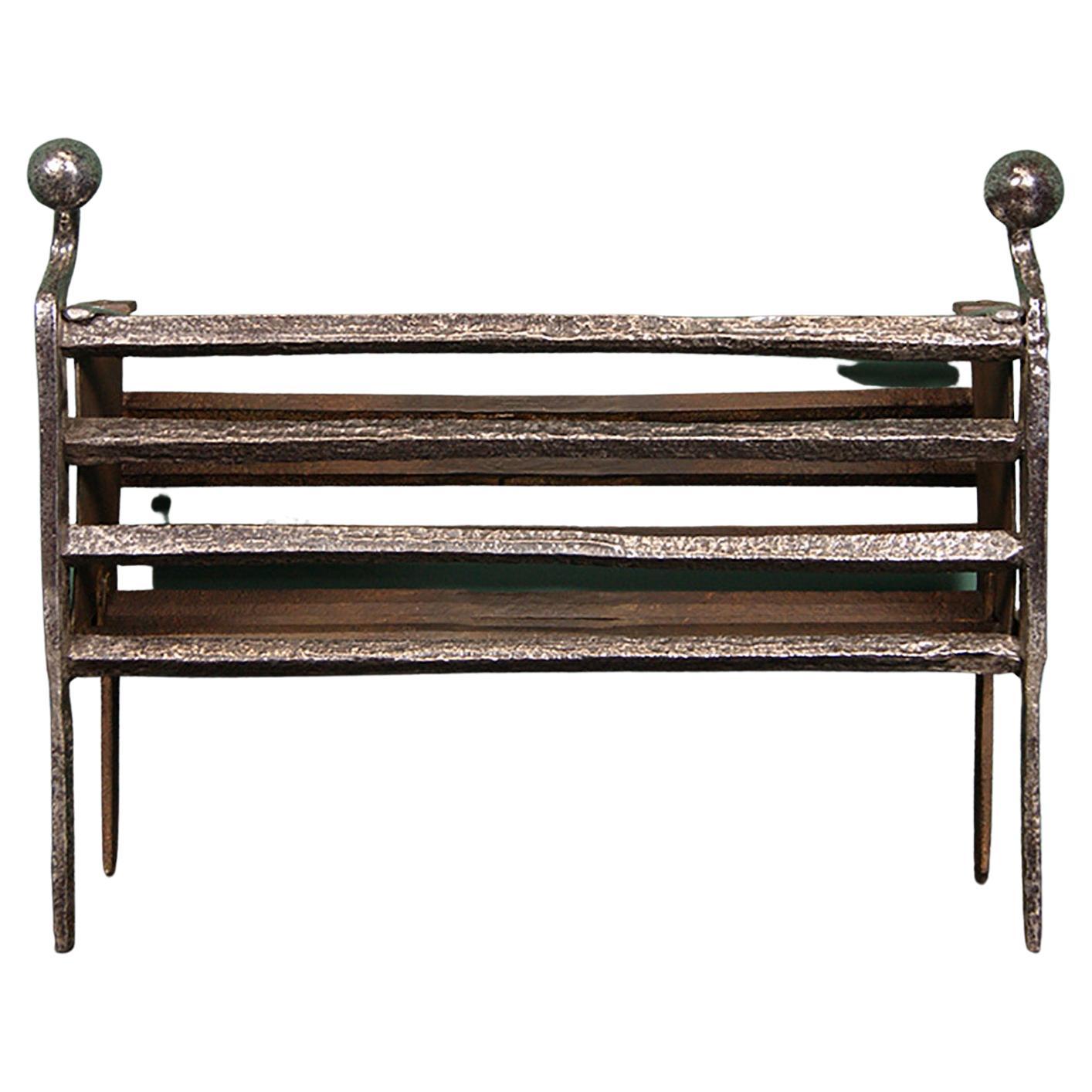 An 18th Century Wrought-Iron Log Fire Basket For Sale