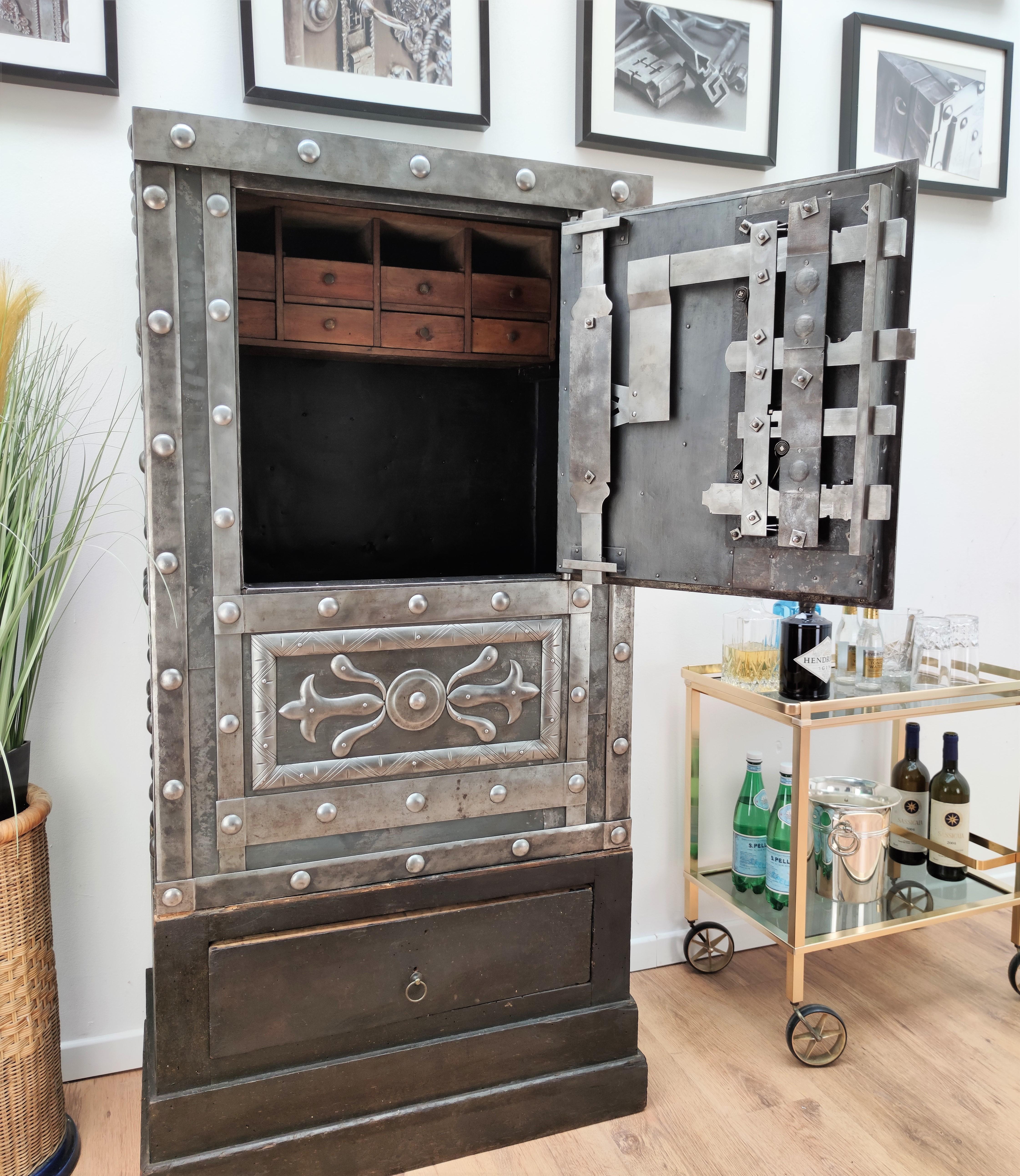 wrought iron cabinet