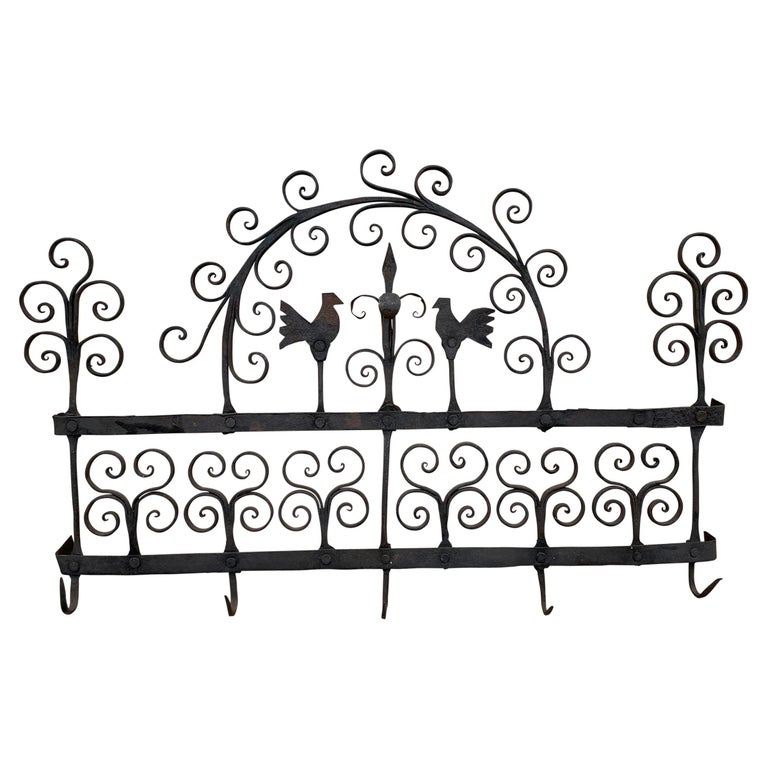 18th Century Wrought Iron Kitchen Rack For Sale at 1stDibs