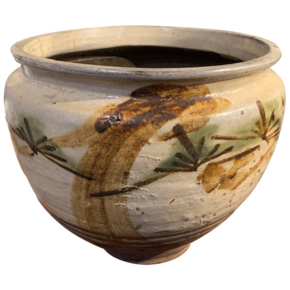 18th Century Yumino Wax Bean Pot For Sale