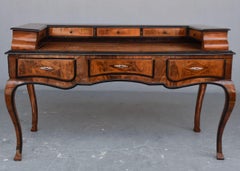 18th Century Double Sided Desk Louis XV Walnut Attributed J.F Hache
