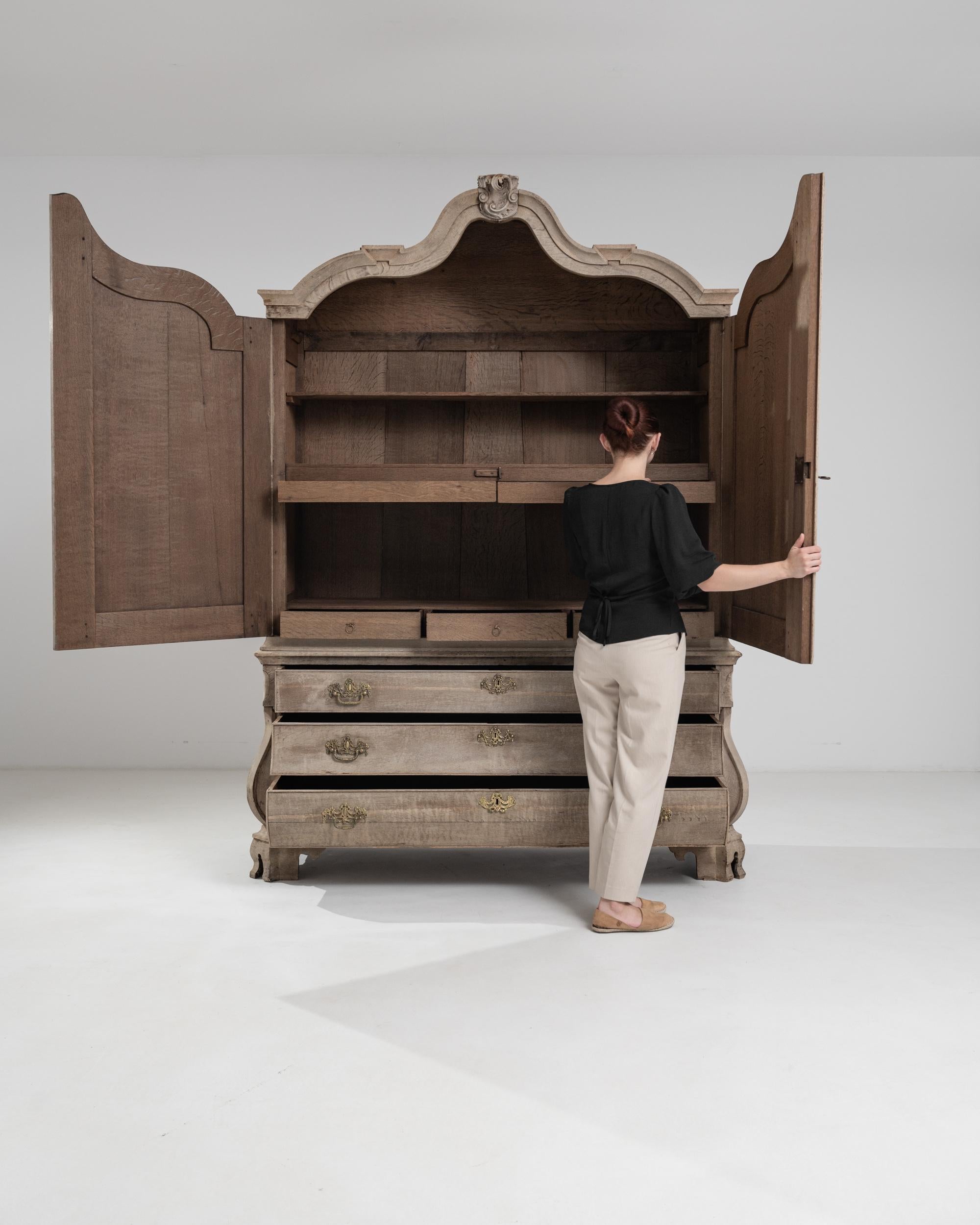 Baroque 18th Dutch Oak Cabinet