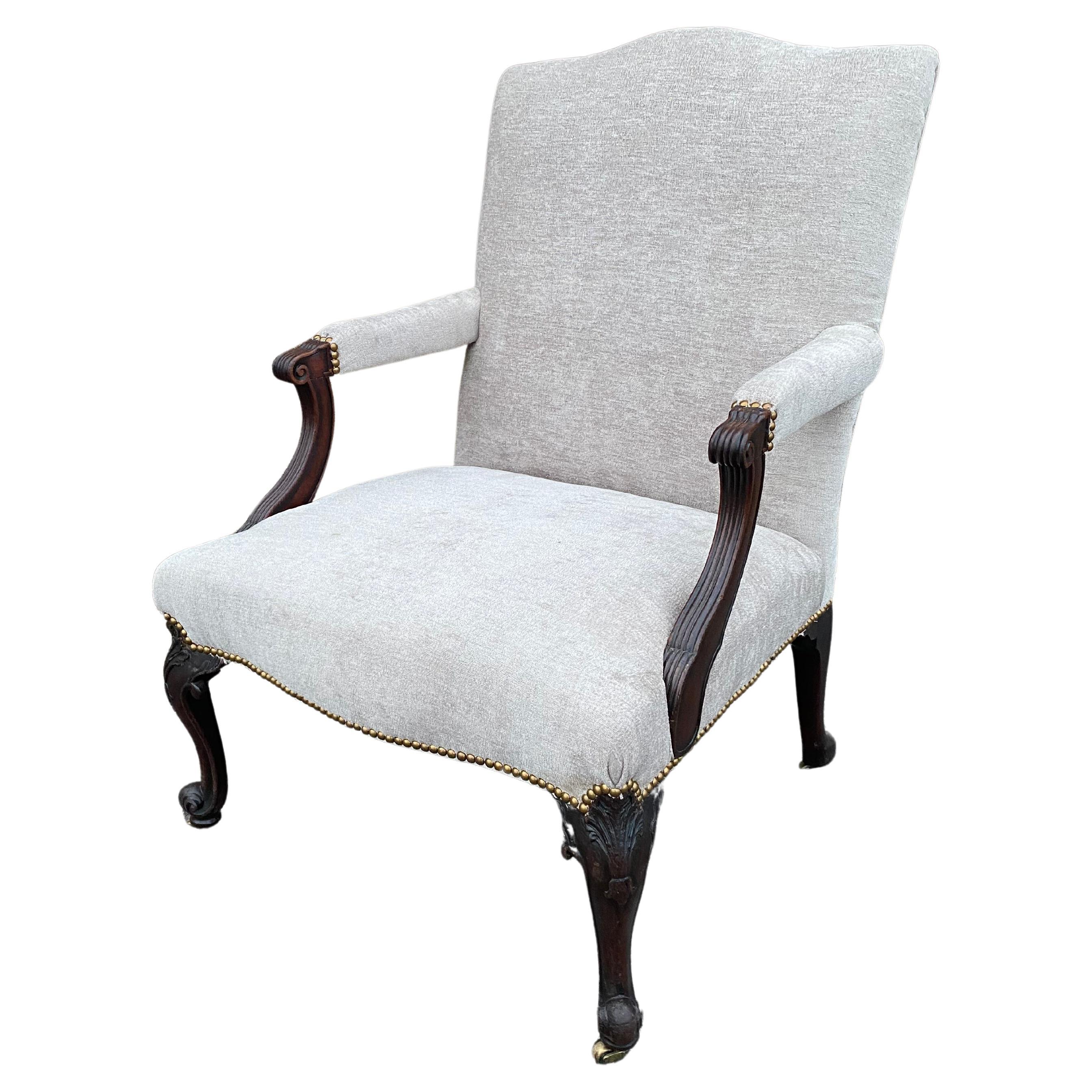 18th-Early 19th Century English Georgian Arm Chair  For Sale