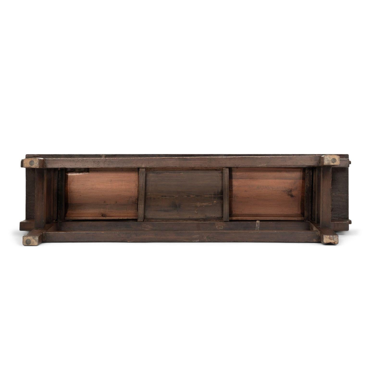 18th French Walnut Console Table in Chinese Style For Sale 7
