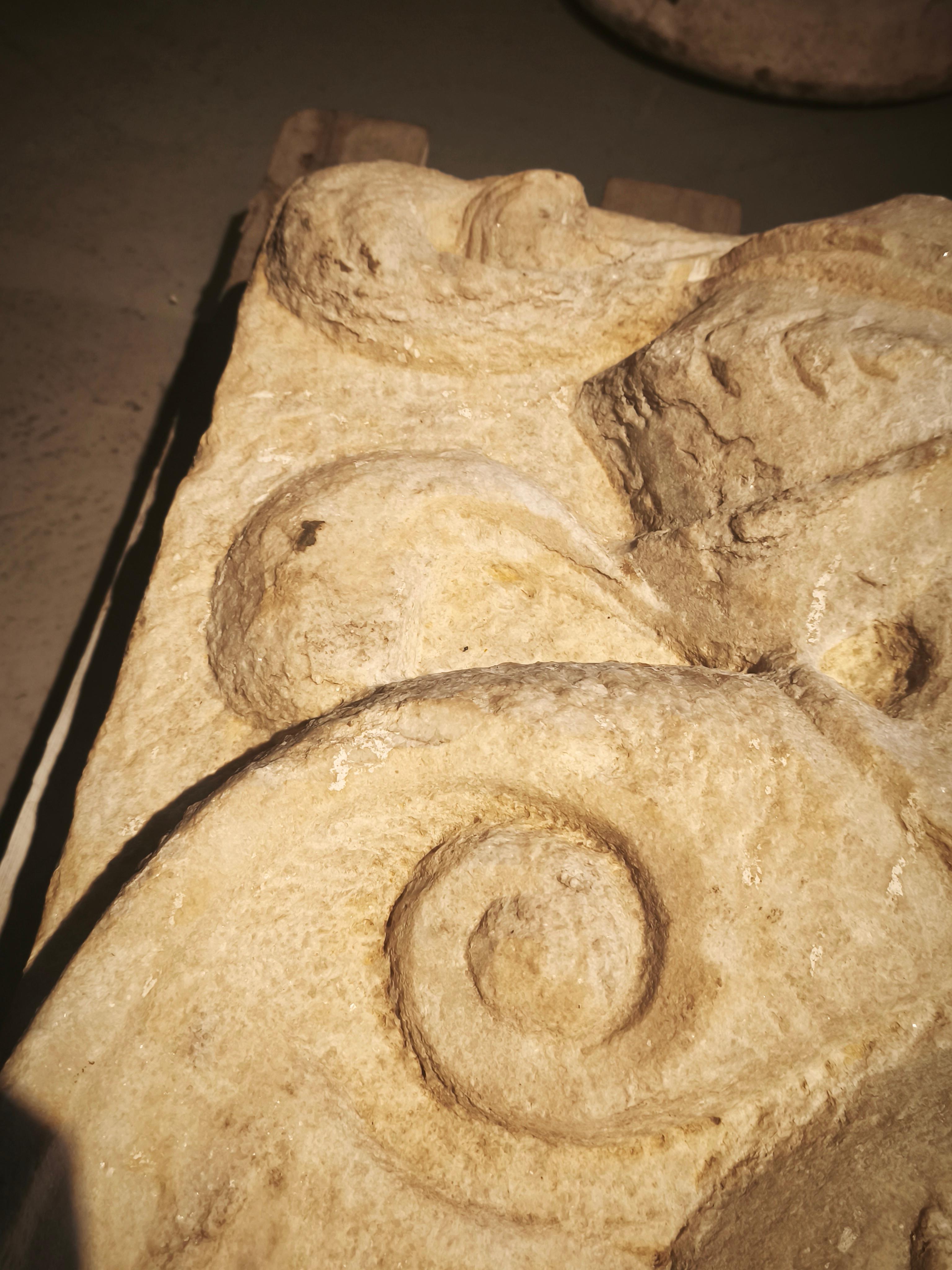 18th Heraldic Shield in Carved Limestone For Sale 9