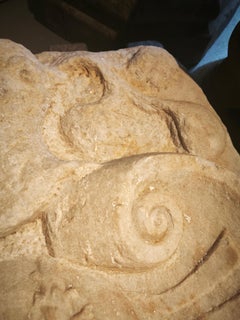 18th Heraldic Shield in Carved Limestone