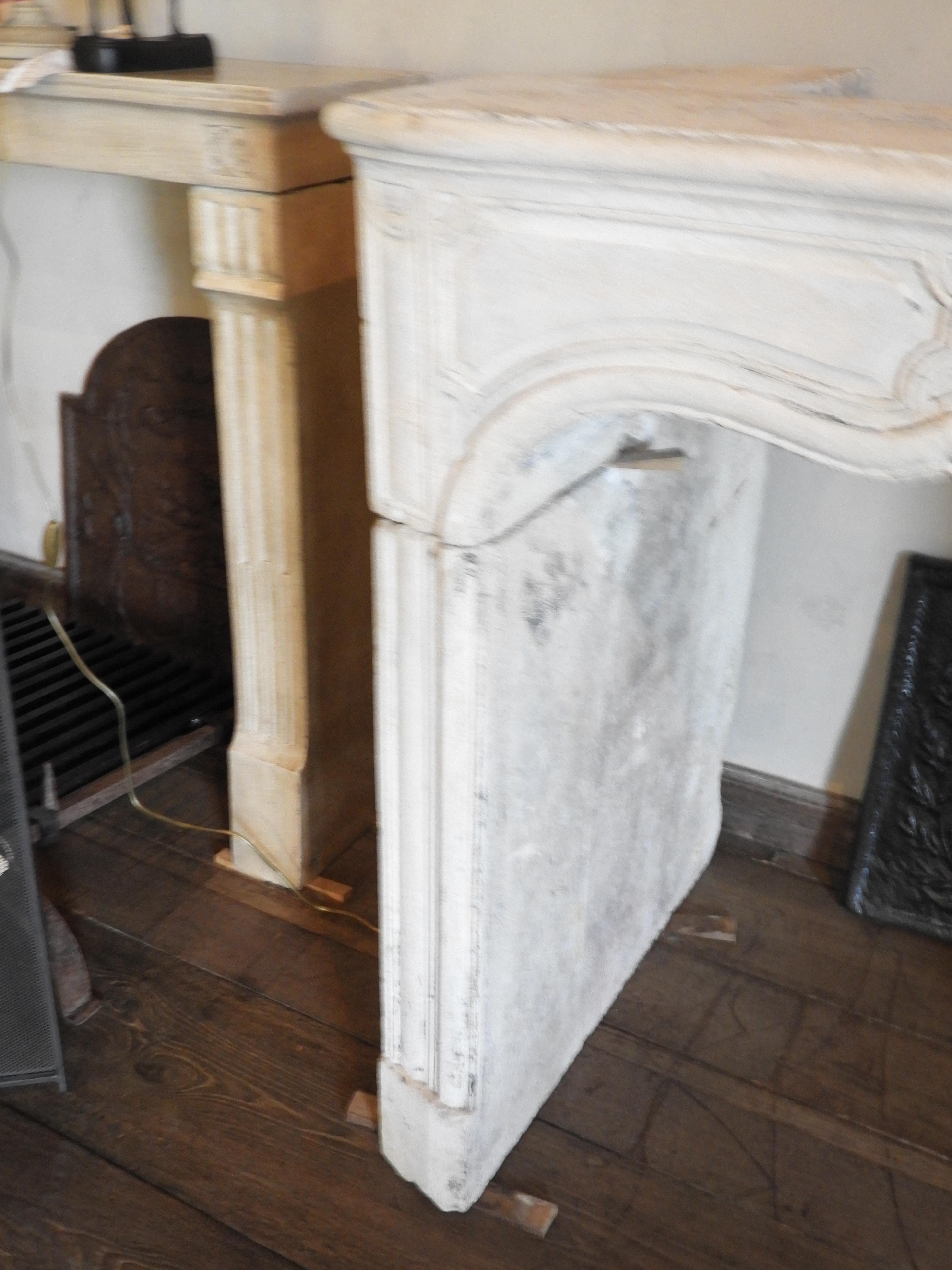 18th Louis XIV Fireplace in French Limestone 3