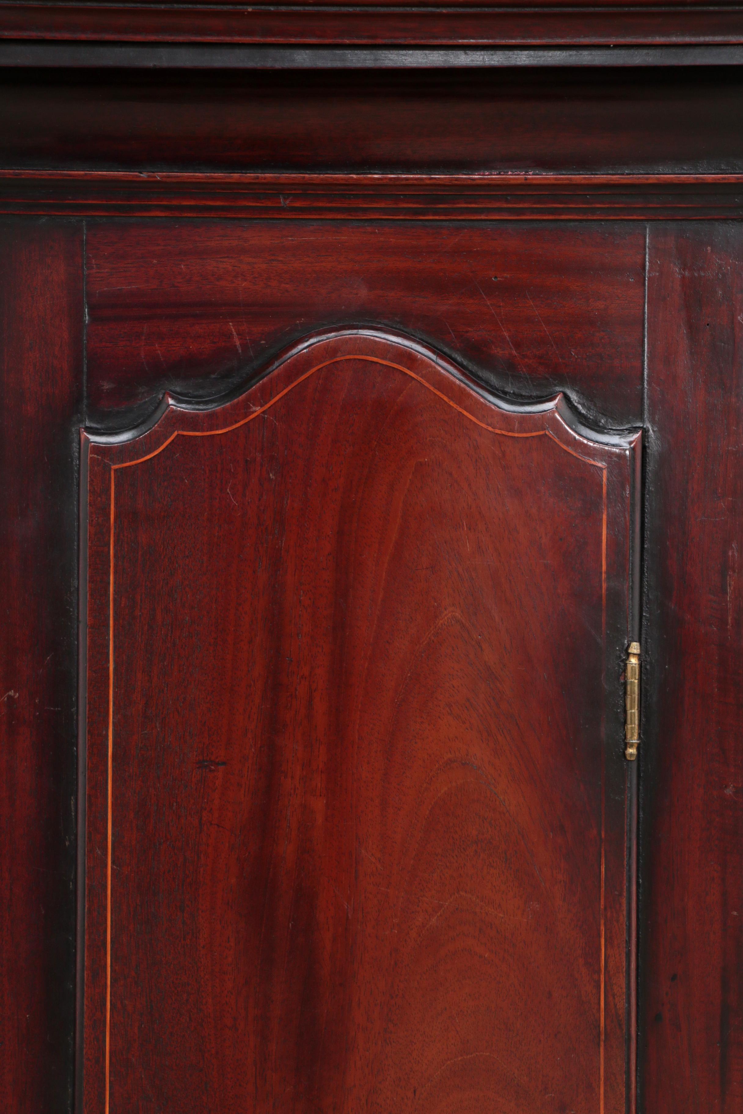 18th Mahogany Longcase Clock Robert Fletcher Chester 1784-1820 For Sale 6