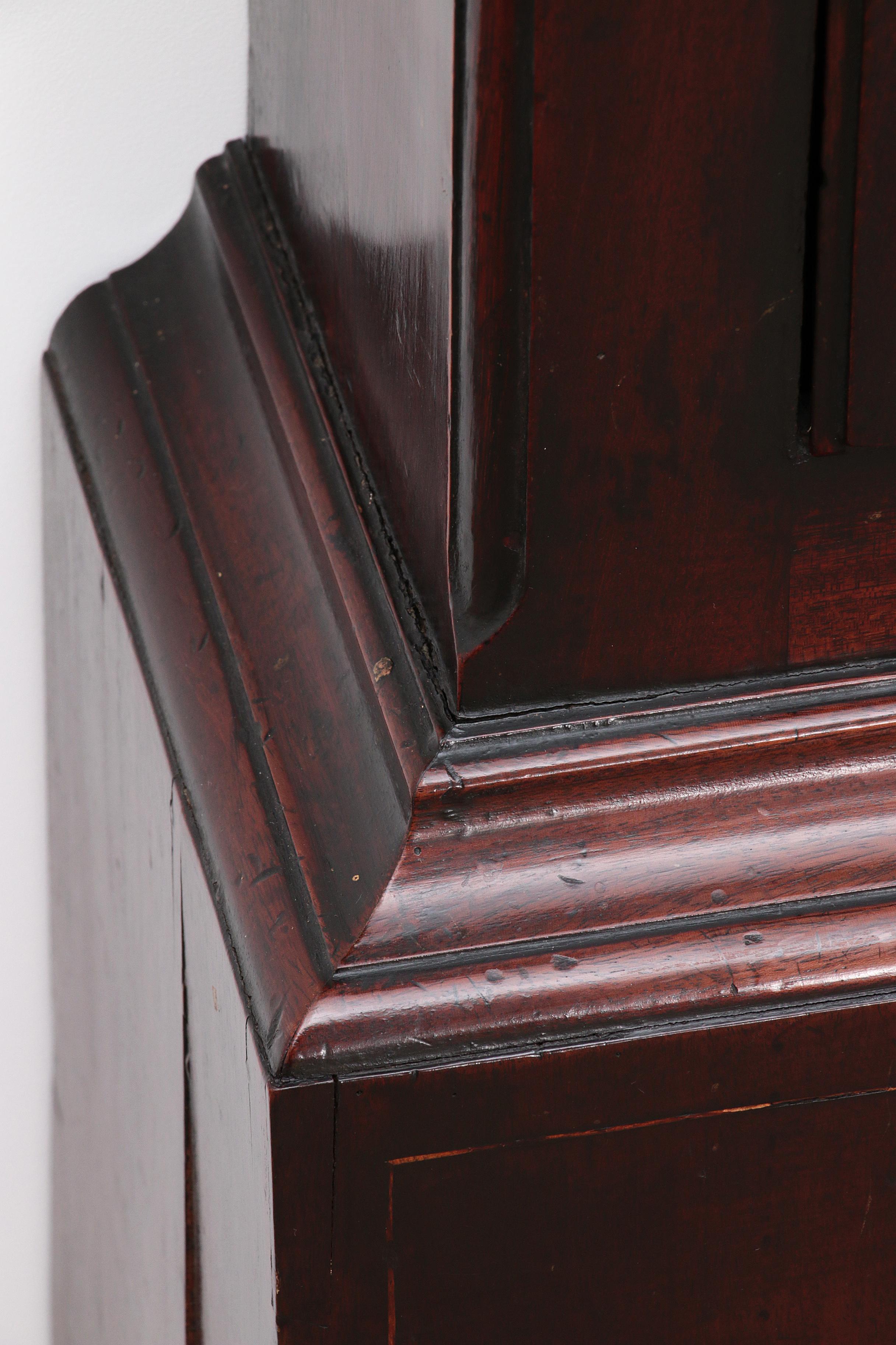 18th Mahogany Longcase Clock Robert Fletcher Chester 1784-1820 For Sale 9