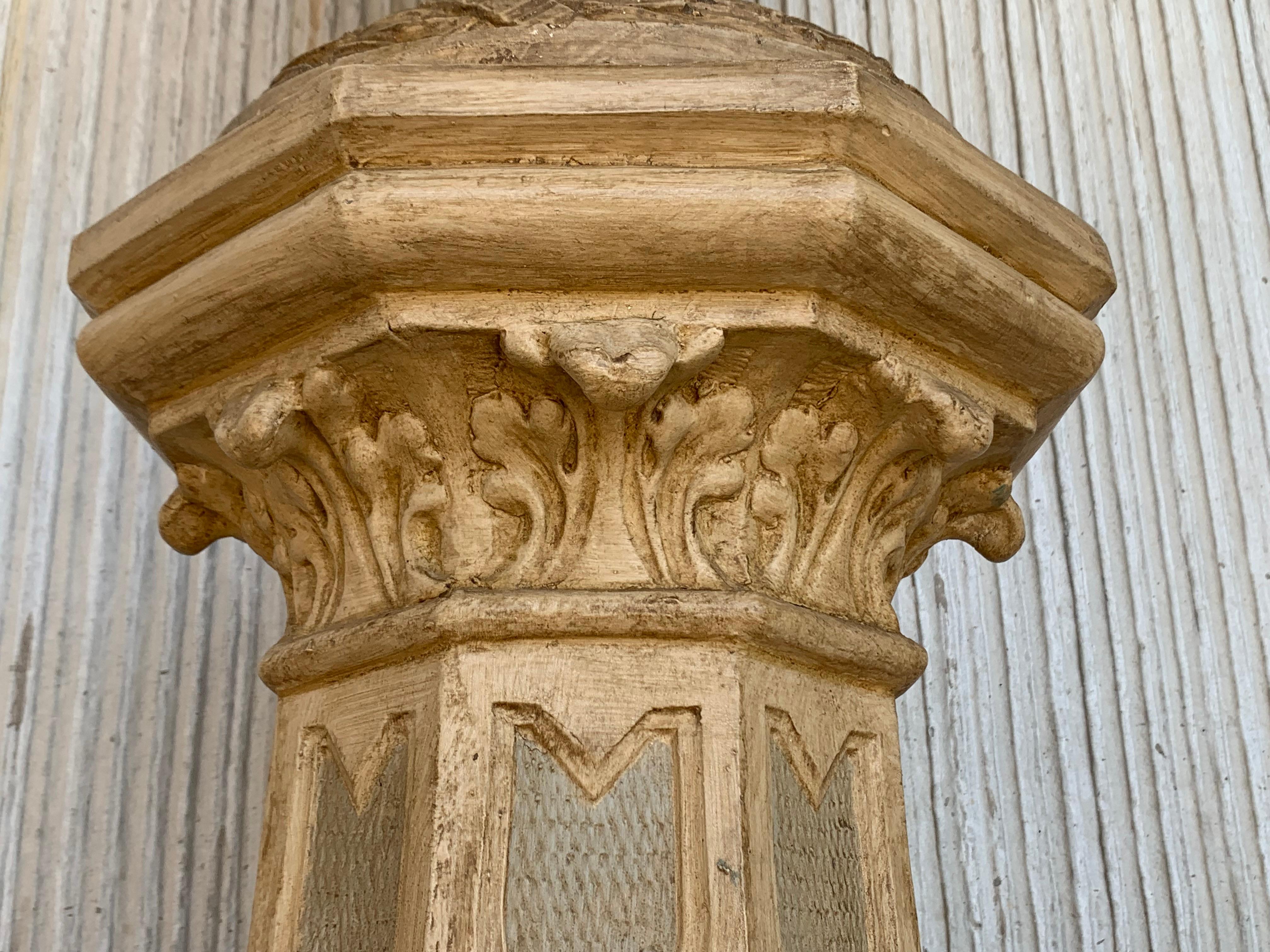 Massive Neoclassical Terracotta Garden Urn Campana-Form Depicting Goddesses For Sale 7