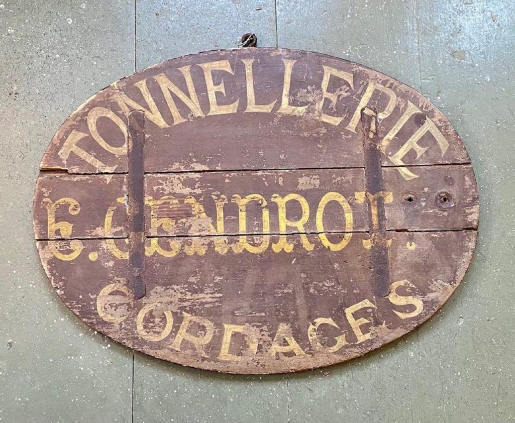 18. oder 19. Jahrhundert Französisch Schiff Chandler ' s Trade Sign (Volkskunst) im Angebot