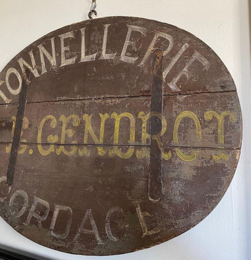 18. oder 19. Jahrhundert Französisch Schiff Chandler ' s Trade Sign im Zustand „Gut“ im Angebot in Nantucket, MA