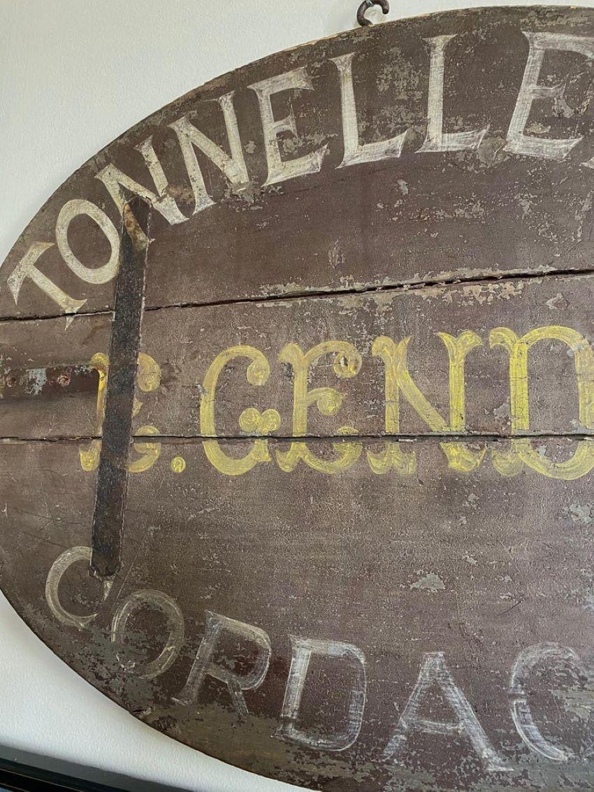 Late 18th Century 18th or 19th Century French Ship Chandler's Trade Sign For Sale