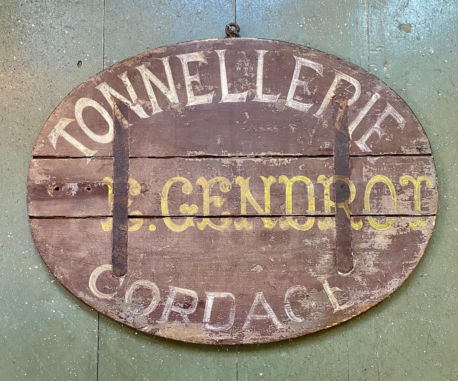 18th or 19th Century French Ship Chandler's Trade Sign 1
