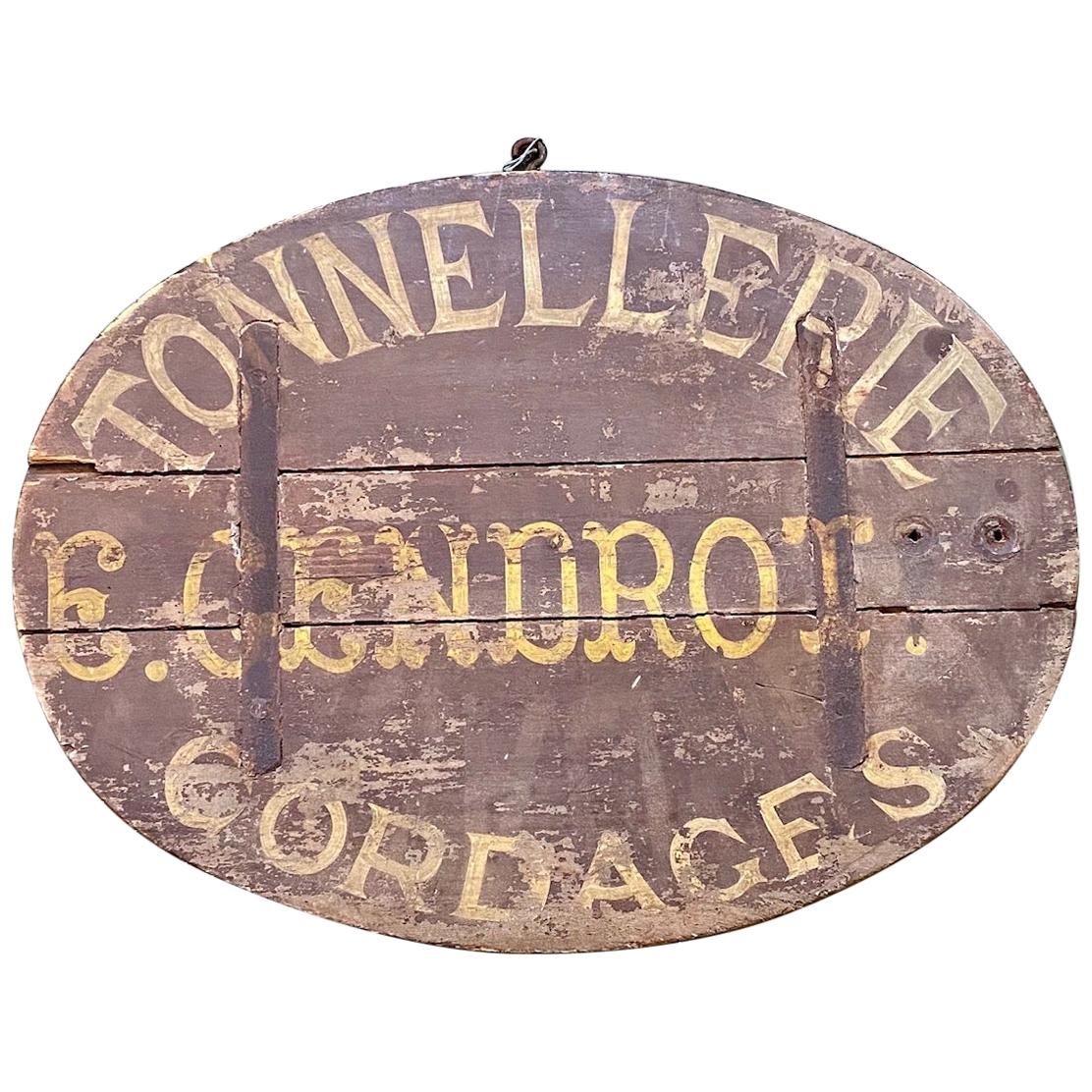 18th or 19th Century French Ship Chandler's Trade Sign