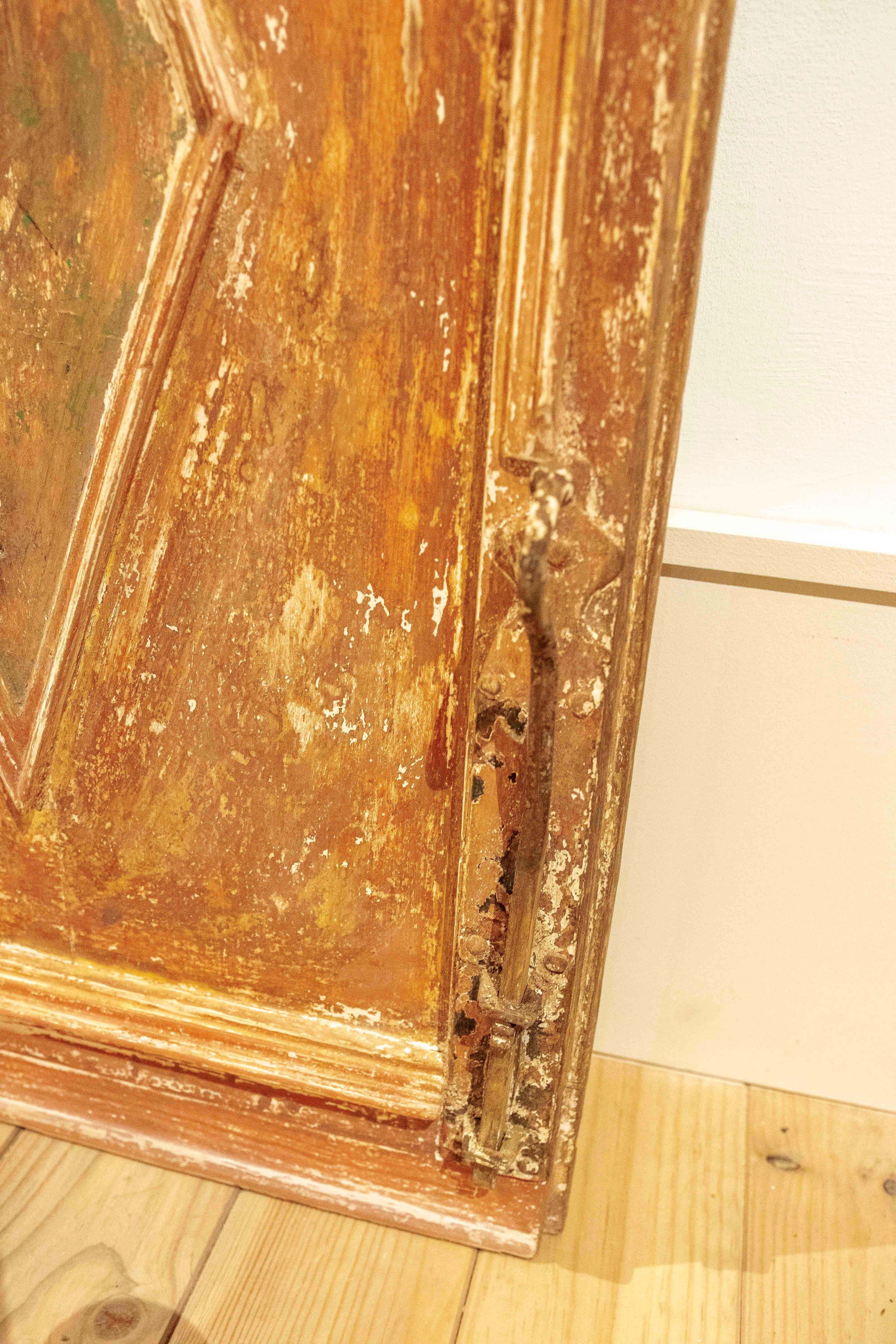 18th Pair of Antique Doors with Diamond Motif and Original Patina For Sale 8