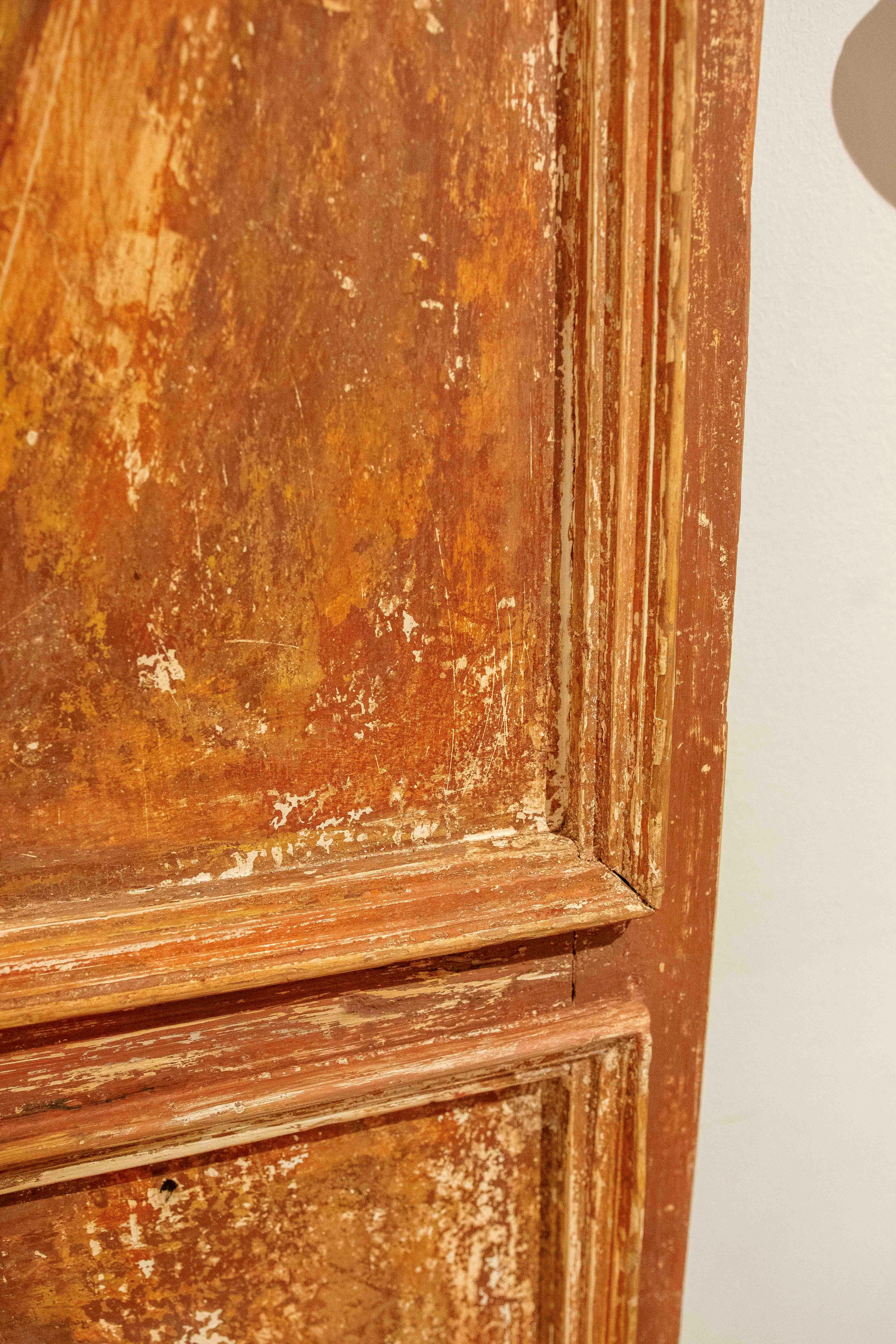 18th Pair of Antique Doors with Diamond Motif and Original Patina For Sale 9