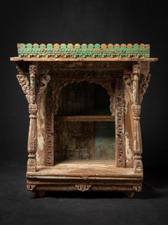 18th Special antique wooden Indian temple from India - OriginalBuddhas