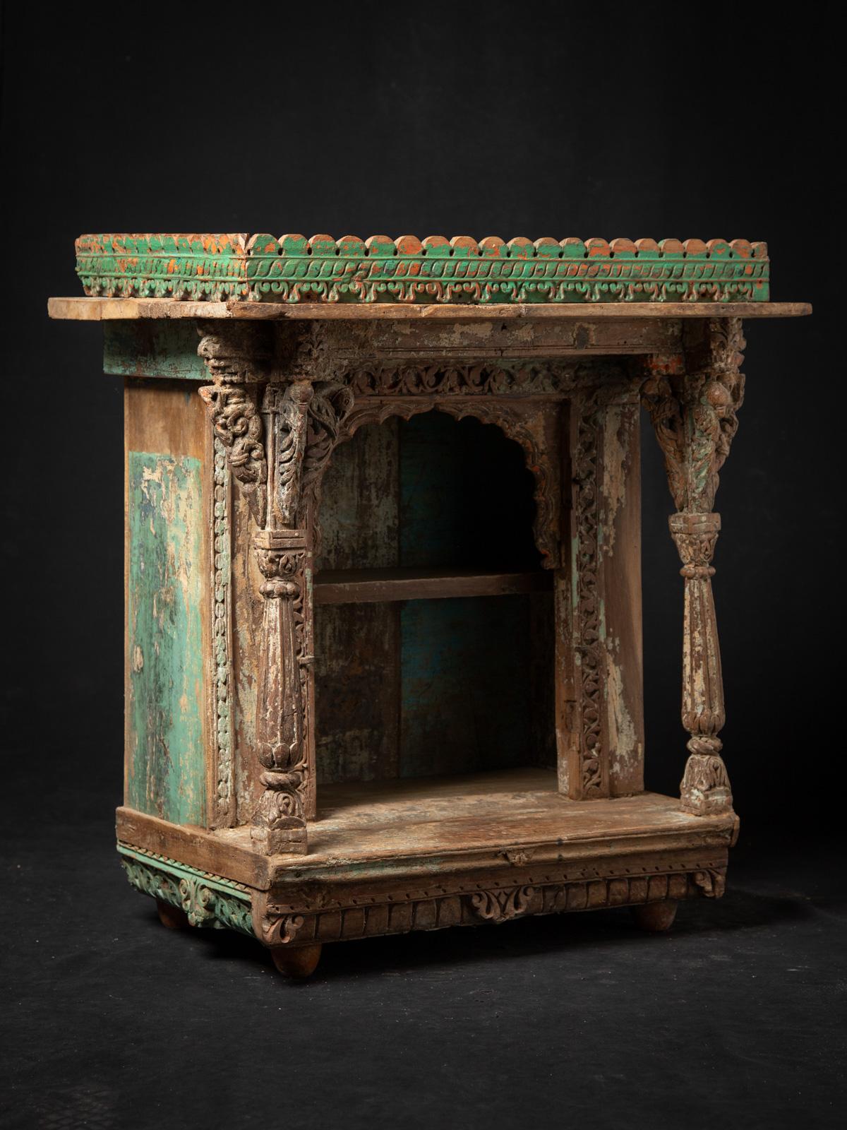 Templo indio de madera antiguo especial del siglo XVIII procedente de la India - OriginalBuddhas en venta 1