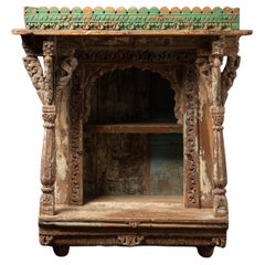 18th Special antique wooden Indian temple from India - OriginalBuddhas