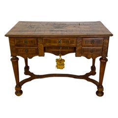 18th to 19th Century American Walnut Parquetry Desk