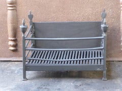 18th-19th Century English Georgian Fireplace Grate or Fire Grate