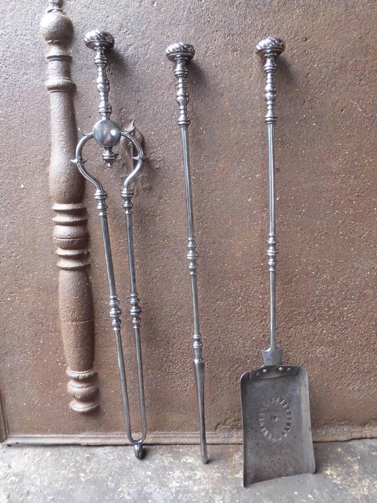 18th-19th Century English Georgian Fireplace Tools or Fire Tools For ...