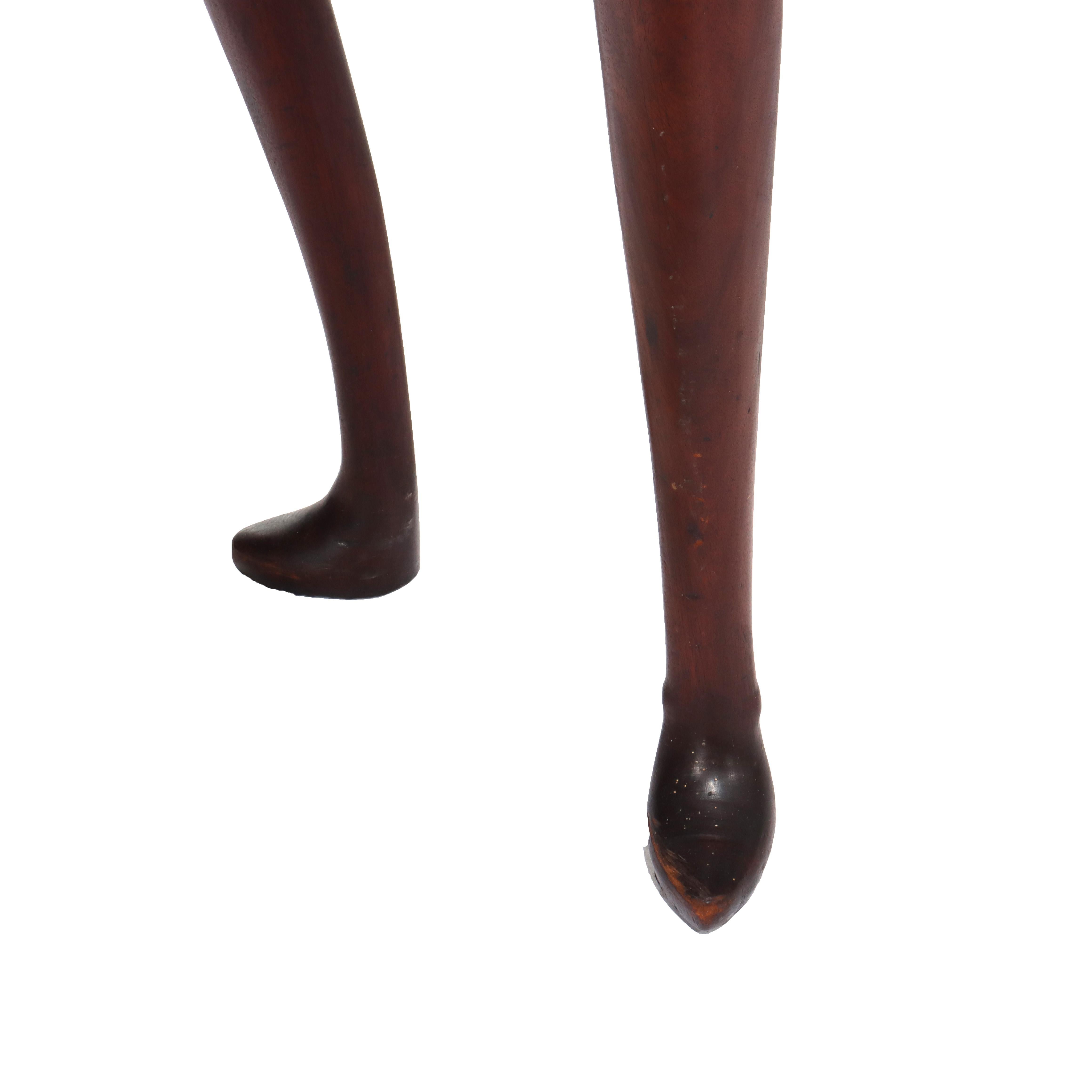 ***Reduced In-House Delivery Rates - Click on “Ask Seller” to Request a Quote***
Antique 18thC Chippendale Mahogany Drop Leaf Shoe Foot Table Unsigned C1780
Measures - Unfolded 48 3/8